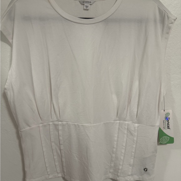GUESS KARMEN CINCHED SLEEVELESS CORSET TOP, XL NWT - Picture 7 of 10